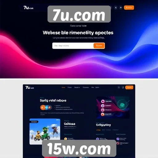 A evolução do design e interface do 7u.com