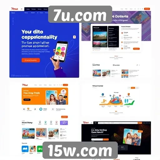 Evolução do design e interface do 7u.com