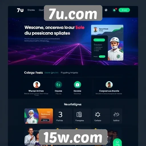 Navegação e usabilidade do site 7u.com