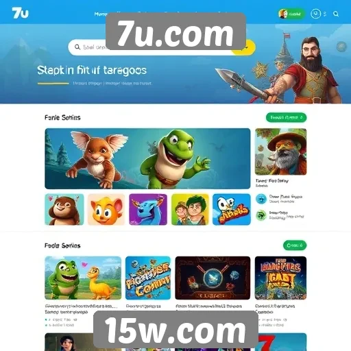 Exploração da interface do usuário do 7u.com